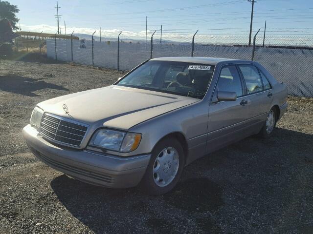 WDBGA51E1SA283829 - 1995 MERCEDES-BENZ S 500 BEIGE photo 2