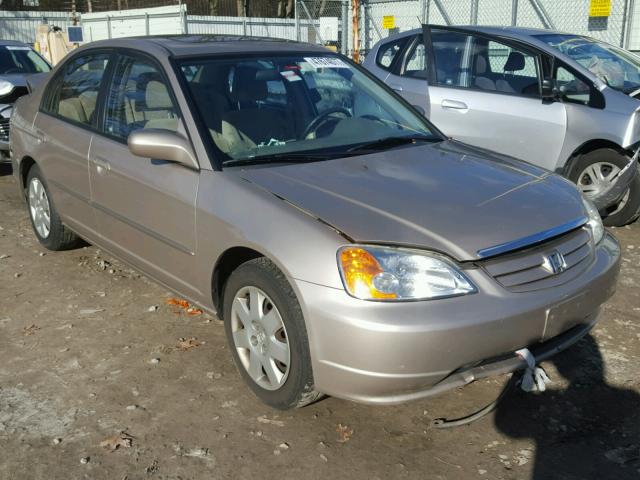 2HGES26882H551429 - 2002 HONDA CIVIC EX BROWN photo 1