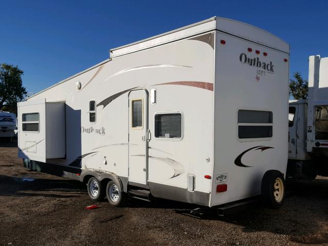 4YDT27L299B450547 - 2009 KEYSTONE OUTBACK WHITE photo 3