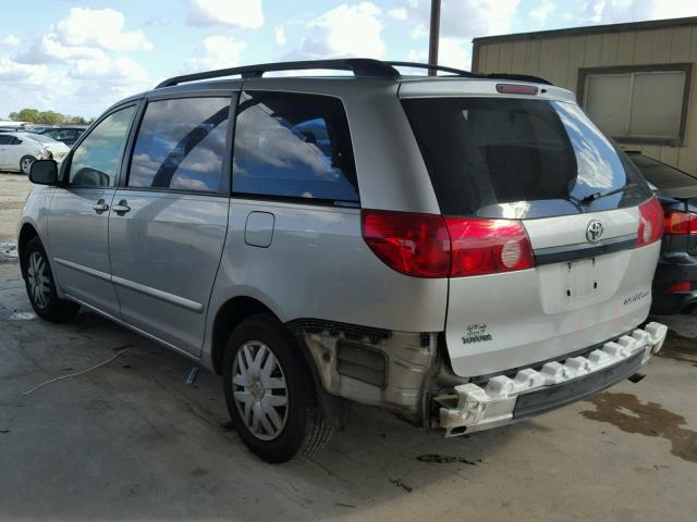 5TDZA23CX6S563424 - 2006 TOYOTA SIENNA CE GRAY photo 3