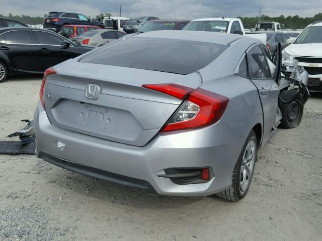 2HGFC2F58GH503508 - 2016 HONDA CIVIC LX GRAY photo 4