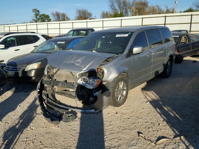 2C4RDGBG1FR671867 - 2015 DODGE GRAND CARA GRAY photo 2