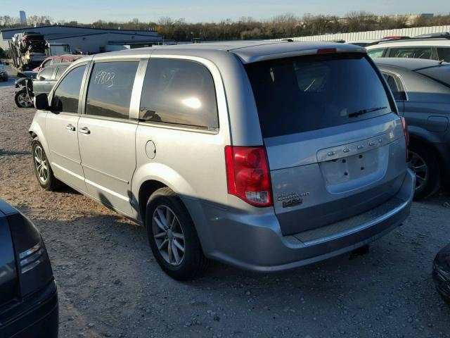 2C4RDGBG1FR671867 - 2015 DODGE GRAND CARA GRAY photo 3