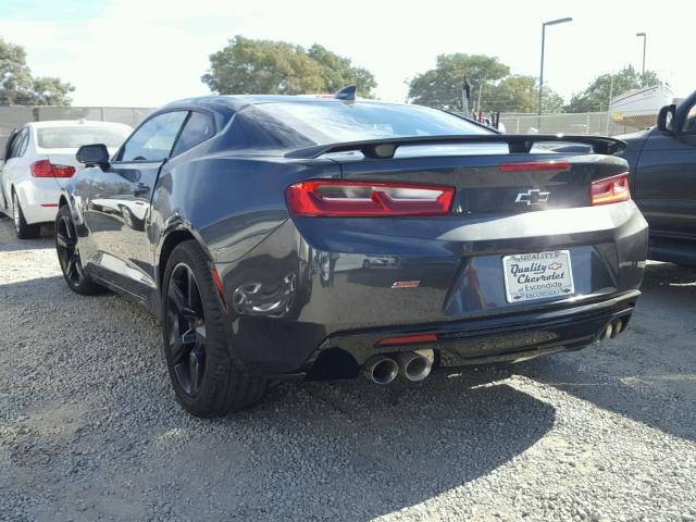 1G1FE1R70J0101664 - 2018 CHEVROLET CAMARO SS GRAY photo 3