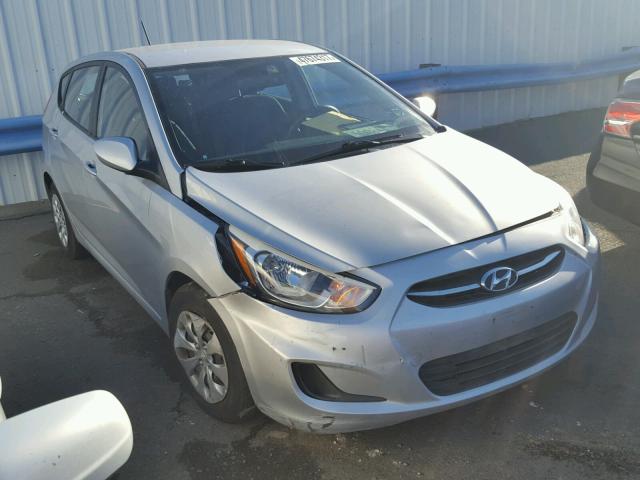 KMHCT5AE4FU204163 - 2015 HYUNDAI ACCENT GS SILVER photo 1