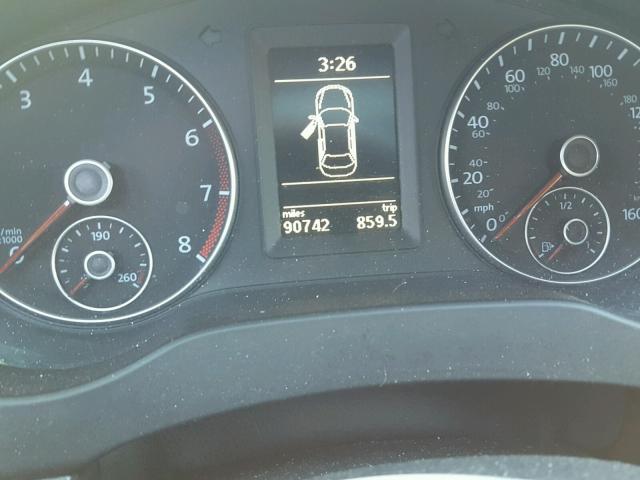 3VW4A7AJ3CM450190 - 2012 VOLKSWAGEN JETTA GLI SILVER photo 8