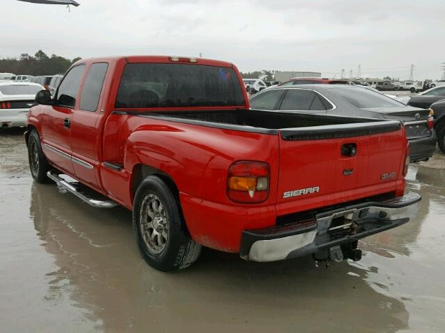 1GTEC19V13Z185807 - 2003 GMC NEW SIERRA RED photo 3