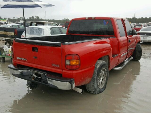 1GTEC19V13Z185807 - 2003 GMC NEW SIERRA RED photo 4