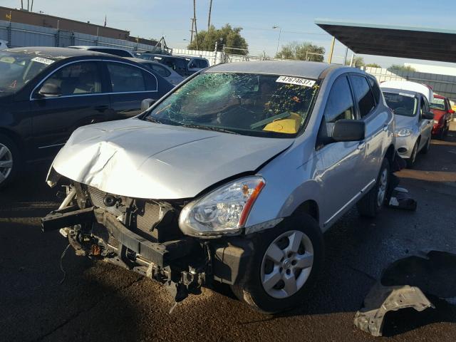 JN8AS5MT5BW572637 - 2011 NISSAN ROGUE S SILVER photo 2