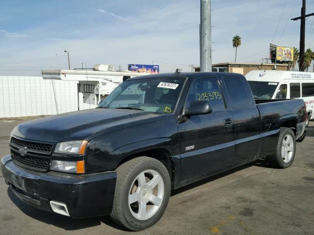 2GCEC19N771123066 - 2007 CHEVROLET SILVERADO BLACK photo 2