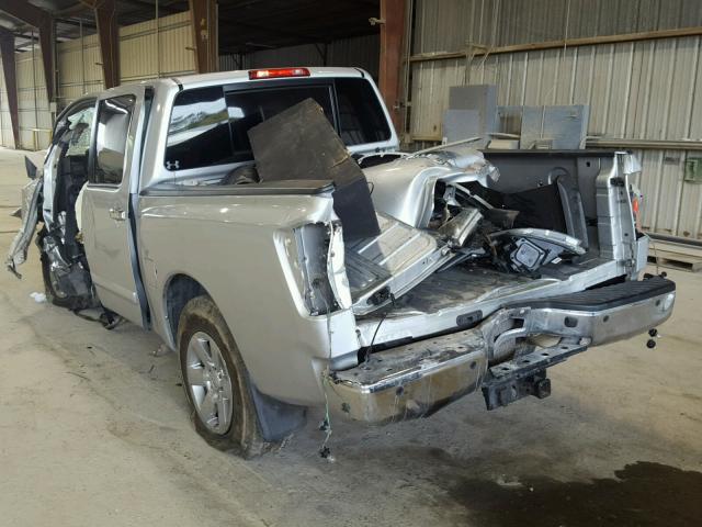 1N6BA0EDXCN324692 - 2012 NISSAN TITAN S SILVER photo 3