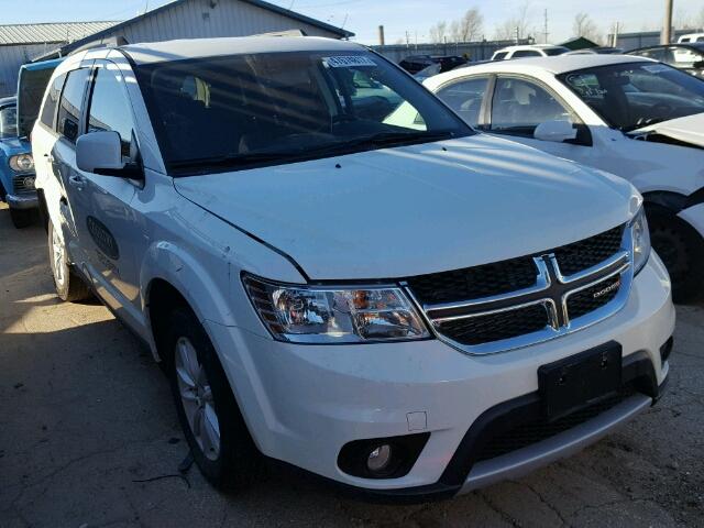 3C4PDDBG5HT600161 - 2017 DODGE JOURNEY SX WHITE photo 1