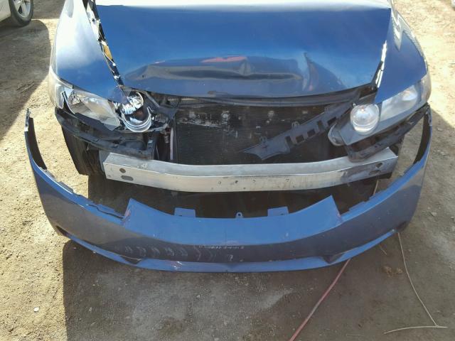 1HGFA165X9L011908 - 2009 HONDA CIVIC LX BLUE photo 7