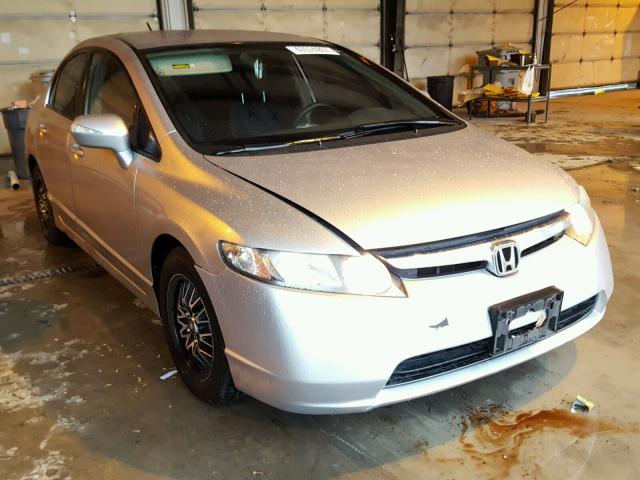 JHMFA36247S021576 - 2007 HONDA CIVIC HYBR SILVER photo 1