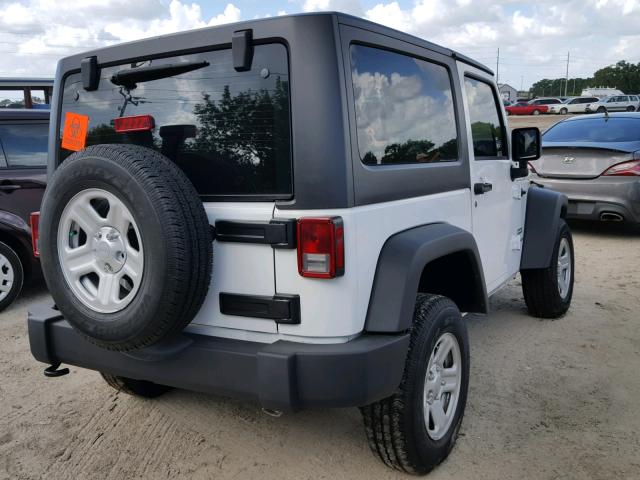 1C4AJWAG9HL741791 - 2017 JEEP WRANGLER S 白色 照片 4
