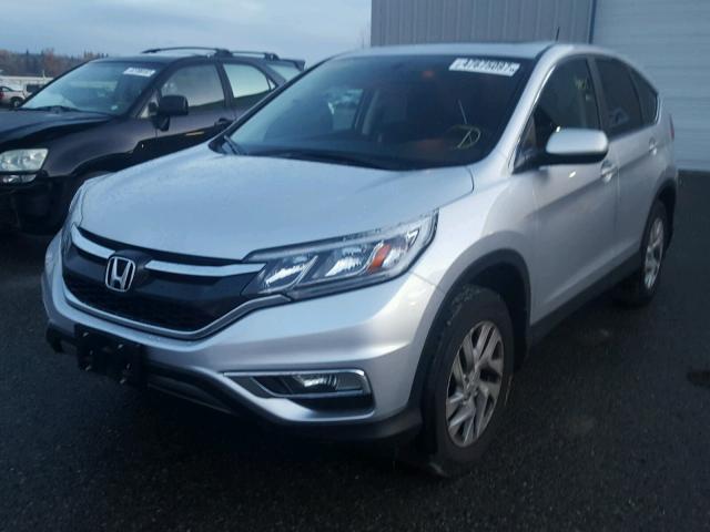 2HKRM4H53FH705261 - 2015 HONDA CR-V EX SILVER photo 2