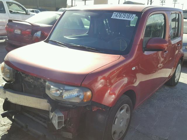 JN8AZ28R19T120074 - 2009 NISSAN CUBE BASE RED photo 2