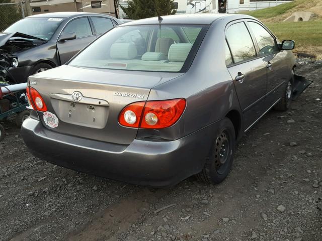 1NXBR32E57Z894715 - 2007 TOYOTA COROLLA CE GRAY photo 4