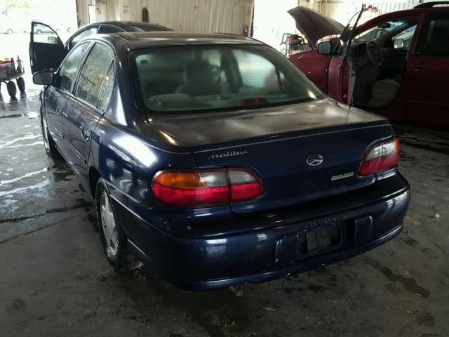 1G1ND52J3Y6143278 - 2000 CHEVROLET MALIBU BLUE photo 3