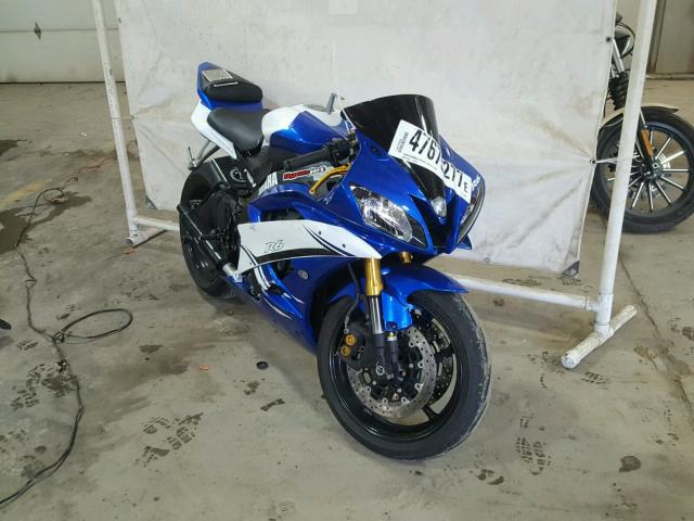 JYARJ12E37A014638 - 2007 YAMAHA YZFR6 L BLUE photo 1