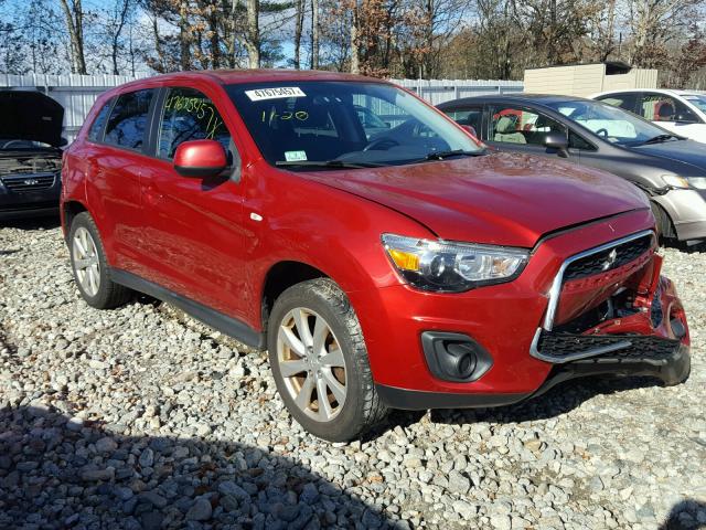 4A4AR3AU9DE003168 - 2013 MITSUBISHI OUTLANDER RED photo 1