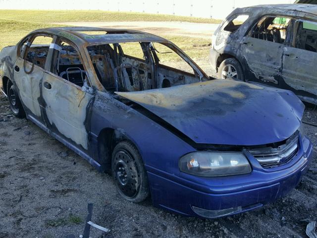 2G1WH52K059137458 - 2005 CHEVROLET IMPALA LS BLUE photo 1