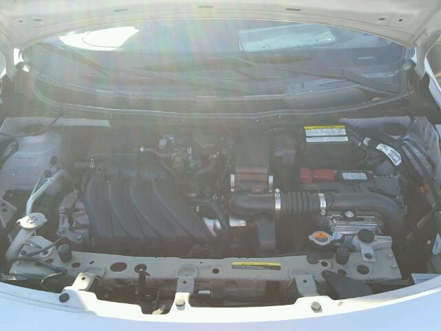 3N1CN7AP4FL831079 - 2015 NISSAN VERSA S SILVER photo 7