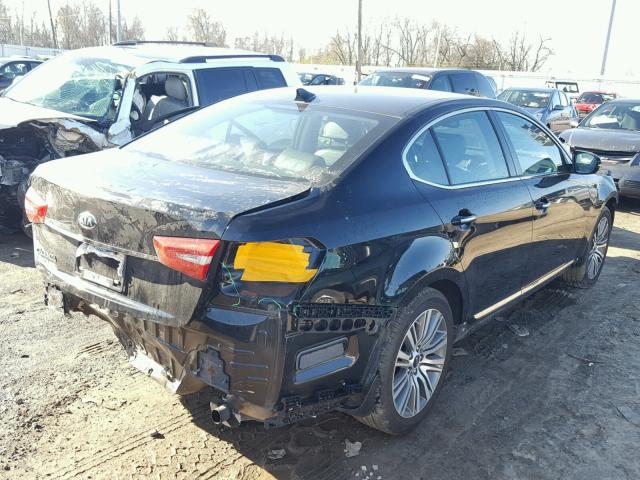 KNALN4D71G5216527 - 2016 KIA CADENZA LU BLACK photo 4