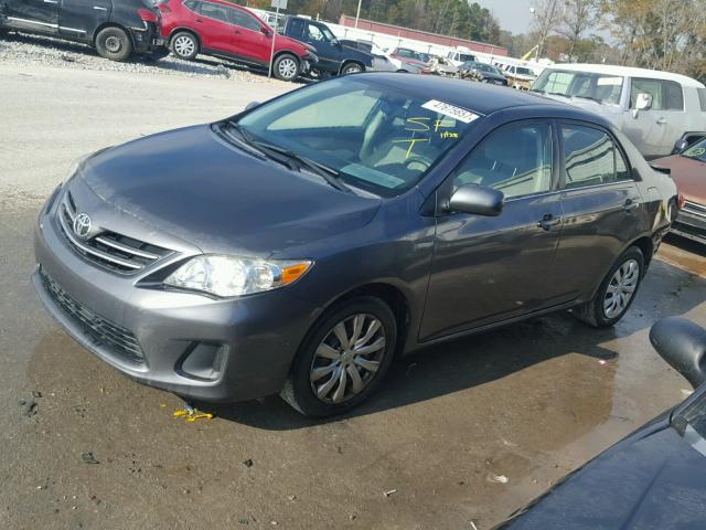 5YFBU4EE3DP139267 - 2013 TOYOTA COROLLA BA CHARCOAL photo 2