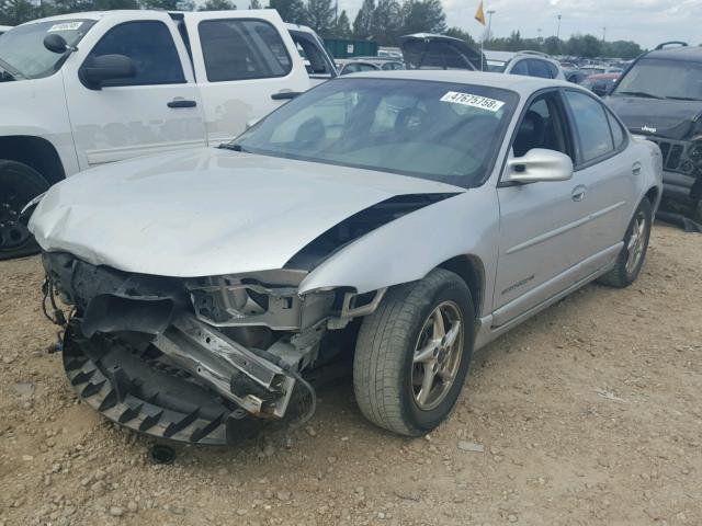 1G2WP52K42F182503 - 2002 PONTIAC GRAND PRIX ვერცხლისფერი ფოტო 2