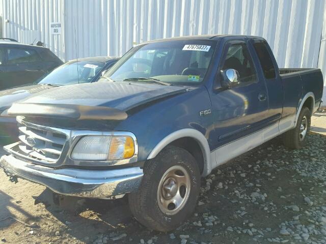 1FTZX1729YNB79315 - 2000 FORD F150 GREEN photo 2