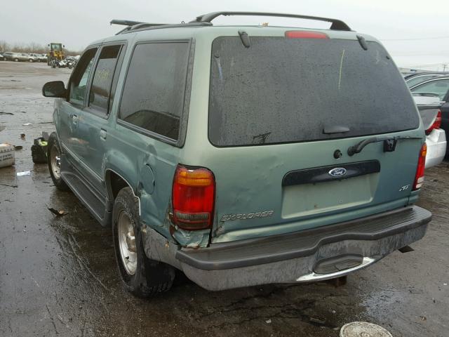 1FMZU34E1WUA53385 - 1998 FORD EXPLORER TEAL photo 3