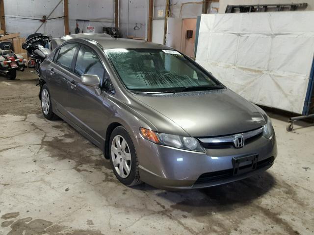 2HGFA16597H314365 - 2007 HONDA CIVIC LX GRAY photo 1