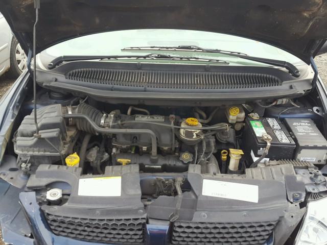 1D4GP25333B166906 - 2003 DODGE CARAVAN SE BLUE photo 7