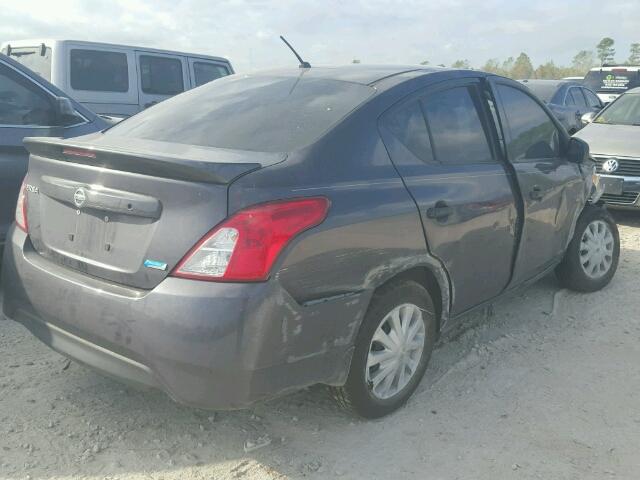 3N1CN7AP7FL949773 - 2015 NISSAN VERSA S BLACK photo 4