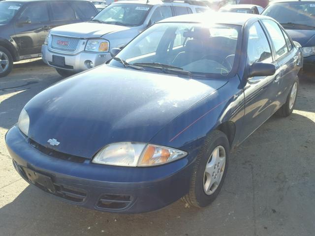 1G1JC5243Y7399197 - 2000 CHEVROLET CAVALIER BLUE photo 2