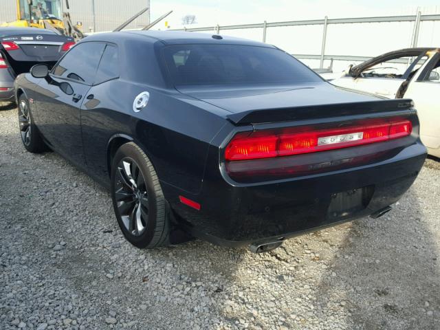 2C3CDYCJ7DH615431 - 2013 DODGE CHALLENGER CHARCOAL photo 3