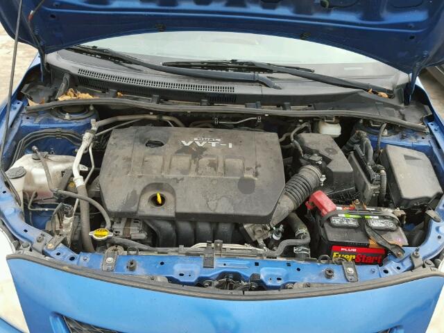 JTDBL40E399028984 - 2009 TOYOTA COROLLA BA BLUE photo 7