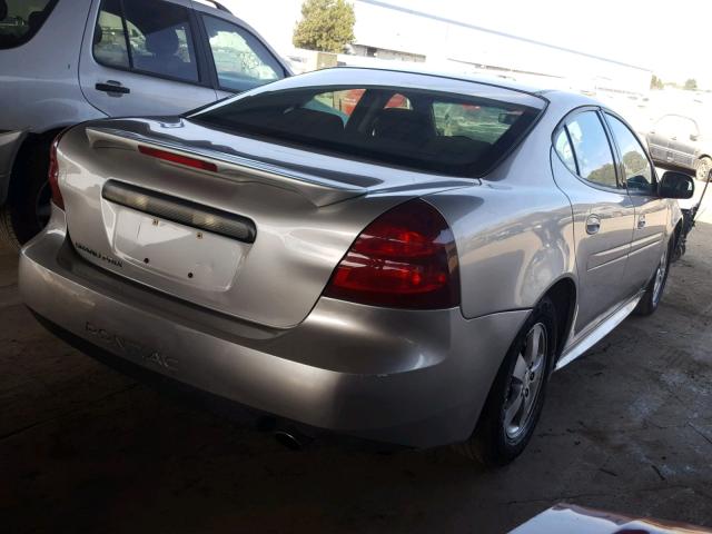 2G2WP552061283398 - 2006 PONTIAC GRAND PRIX Сріблястий фото 4