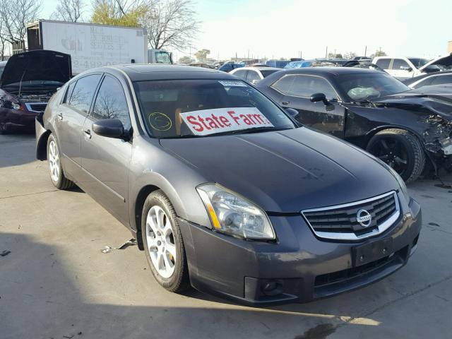 1N4BA41E77C841416 - 2007 NISSAN MAXIMA SE BLACK photo 1