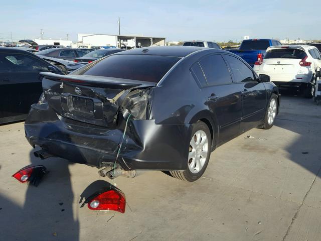 1N4BA41E77C841416 - 2007 NISSAN MAXIMA SE BLACK photo 4