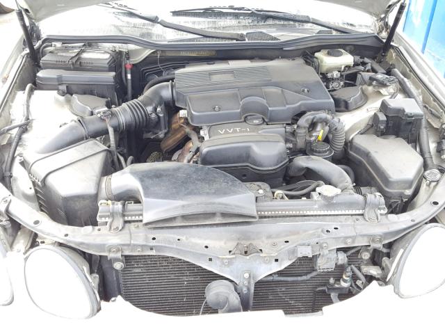 JT8BD69S640202267 - 2004 LEXUS GS 300 SILVER photo 7