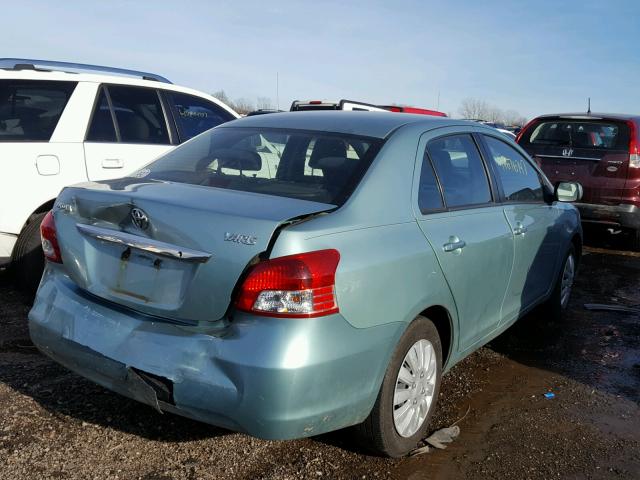 JTDBT923781236792 - 2008 TOYOTA YARIS GREEN photo 4