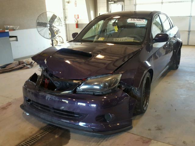 JF1GE746X8G504782 - 2008 SUBARU IMPREZA WR PURPLE photo 2