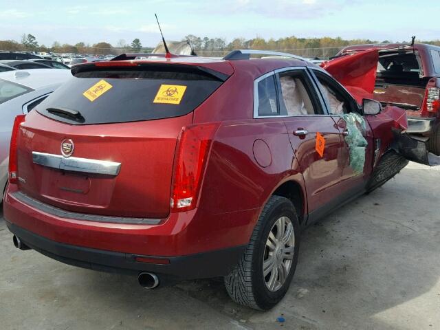 3GYFNAEY3BS538908 - 2011 CADILLAC SRX LUXURY RED photo 4