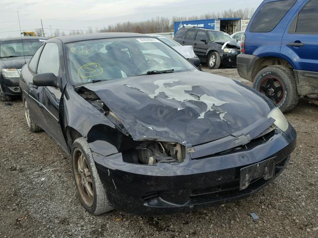 1G1JC12F947205857 - 2004 CHEVROLET CAVALIER BLACK photo 1