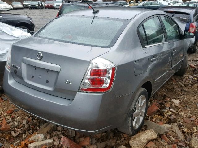 3N1AB61E38L608995 - 2008 NISSAN SENTRA 2.0 GRAY photo 4