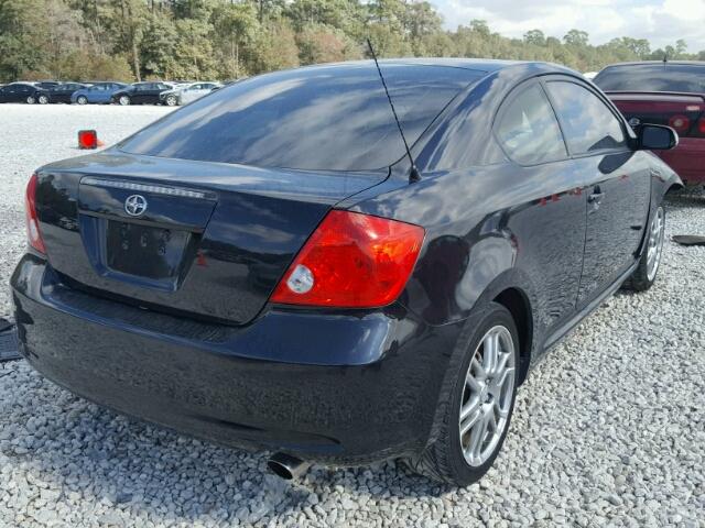 JTKDE167070174067 - 2007 TOYOTA SCION TC BLACK photo 4