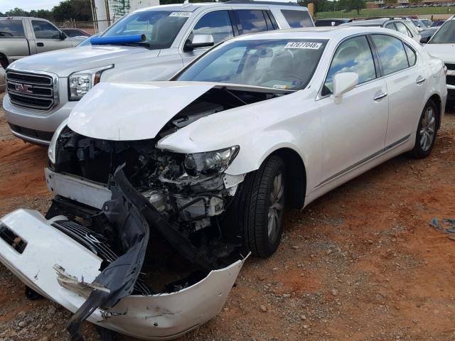 JTHBL46FX85062165 - 2008 LEXUS LS 460 WHITE photo 2