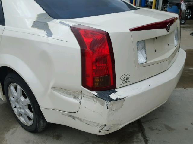 1G6DM57T060204263 - 2006 CADILLAC CTS WHITE photo 9